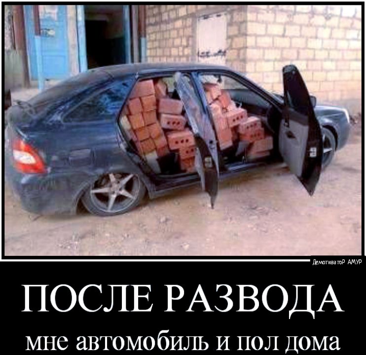 ПОСЛЕ РАЗВОДА МНС автомобиль И ПОЛ ДОМа