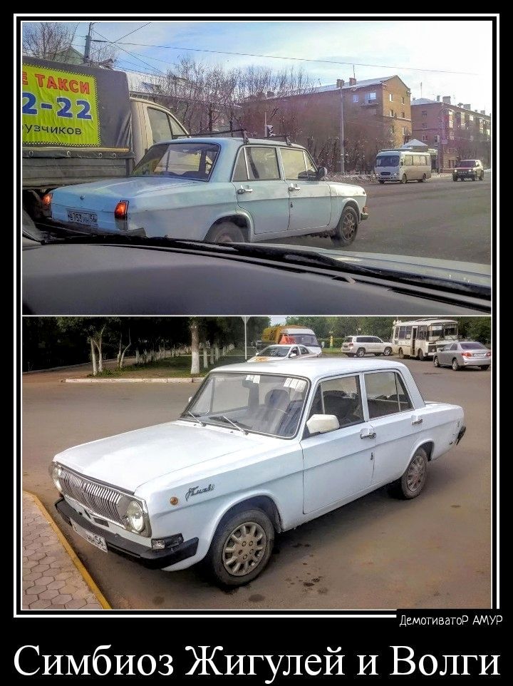 дэ Симбиоз Жигулей И Волги