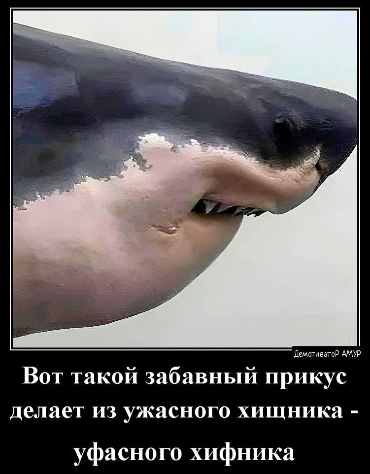 Вот такой забавный прикус делает ИЗ УЖЗСНОГО хищника уфасного хифника