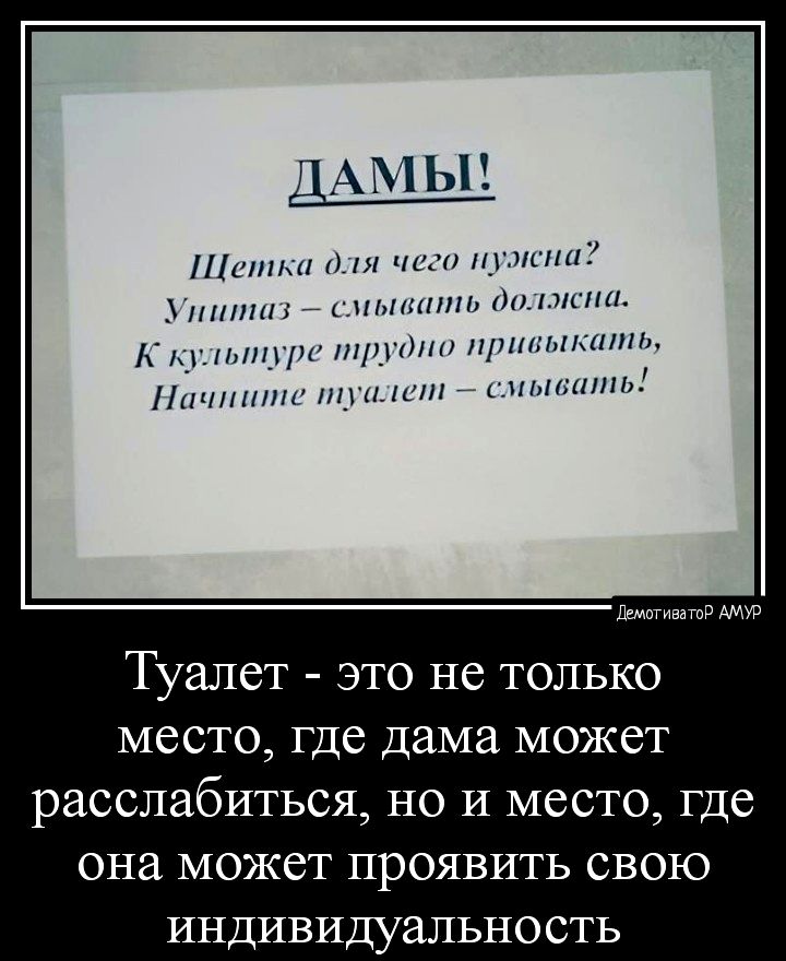 МЫ ни 1 м н шпт ь мып дм Туалет это не только место где дама может расслабиться но и место где она МОЖСТ ПРОЯВИТЬ СВОЮ индивидуальность