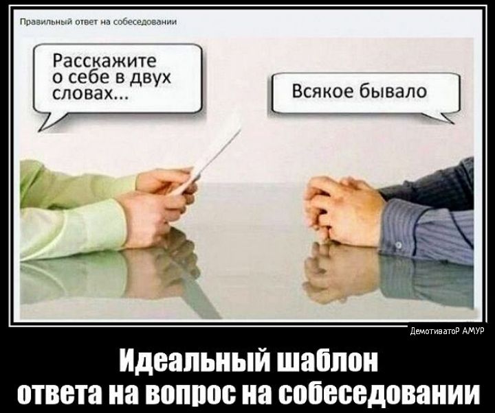 Расскажите о себе 5 дв словах у Всякое бывало 7 Идеальный шаппои ответа на вошли на собеседовании