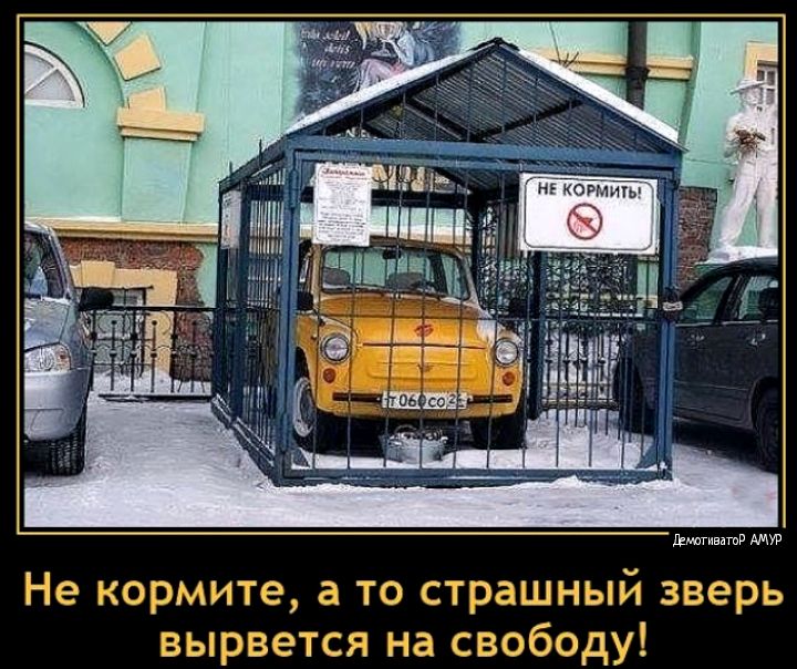 Не кормите, а то страшный зверь вырвется на свободу!