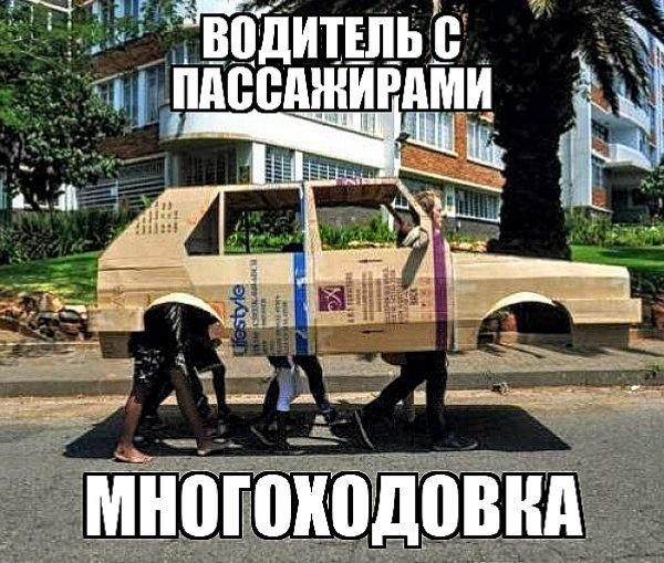 ВОДИТЕЛЬ С ПАССАЖИРАМИ МНОГОХОДОВКА