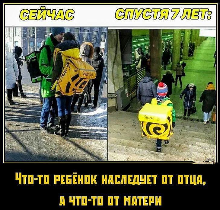 Что-то ребёнок наследует от отца, а что-то от матери