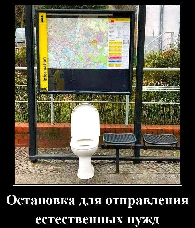 Остановка для отправления естественных нужд