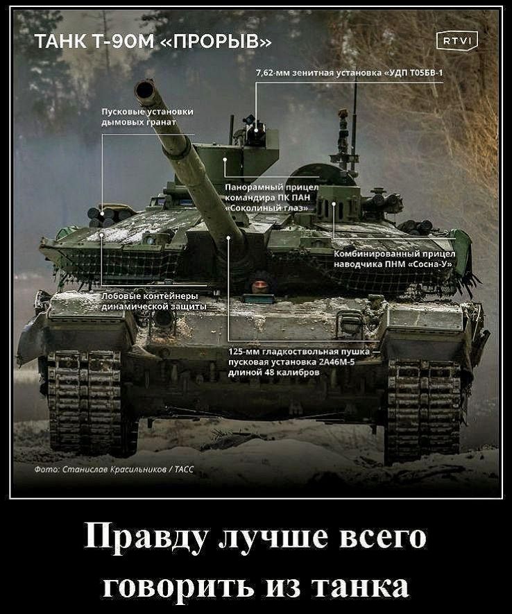 ТАНК Т-90М «ПРОРЫВ» ... Правду лучше всего говорить из танка