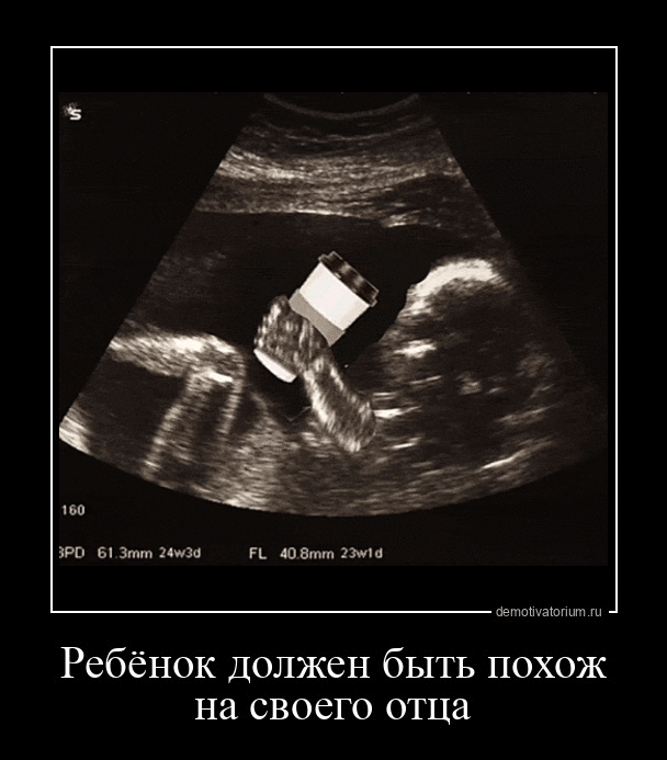 Ребёнок должен быть похож на своего отца