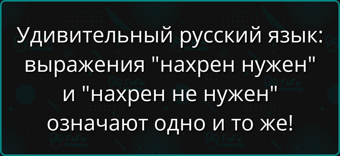 Удивительный русский язык: выражения 