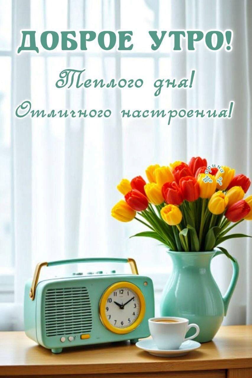 ДОБРОЕ УТРО!
Теплого дня!
Отличного настроения!