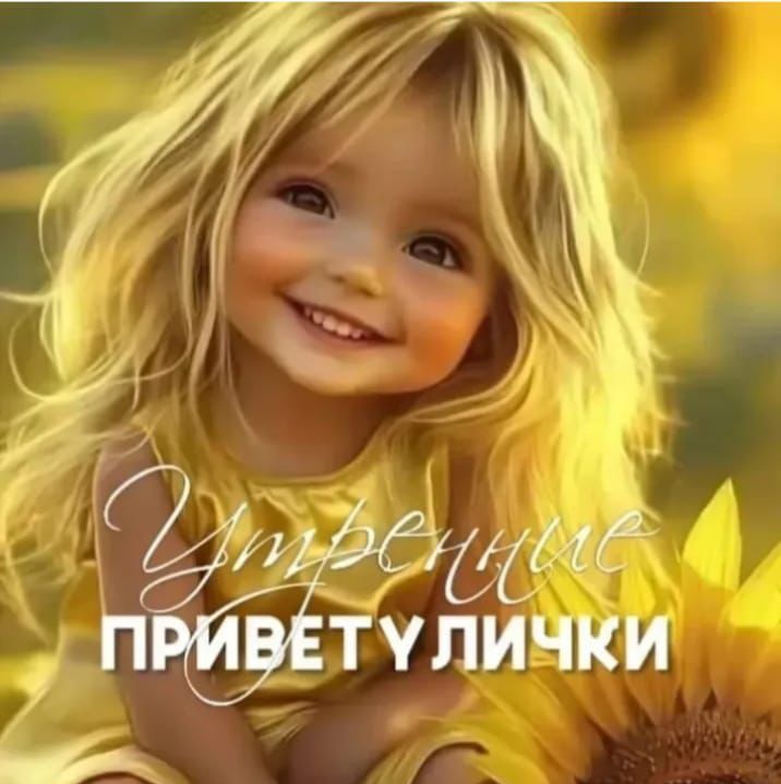 Утренние ПРИВЕТУЛИЧКИ