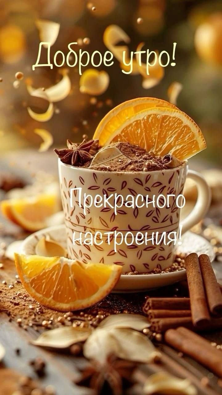 Доброе утро! Прекрасного настроения!