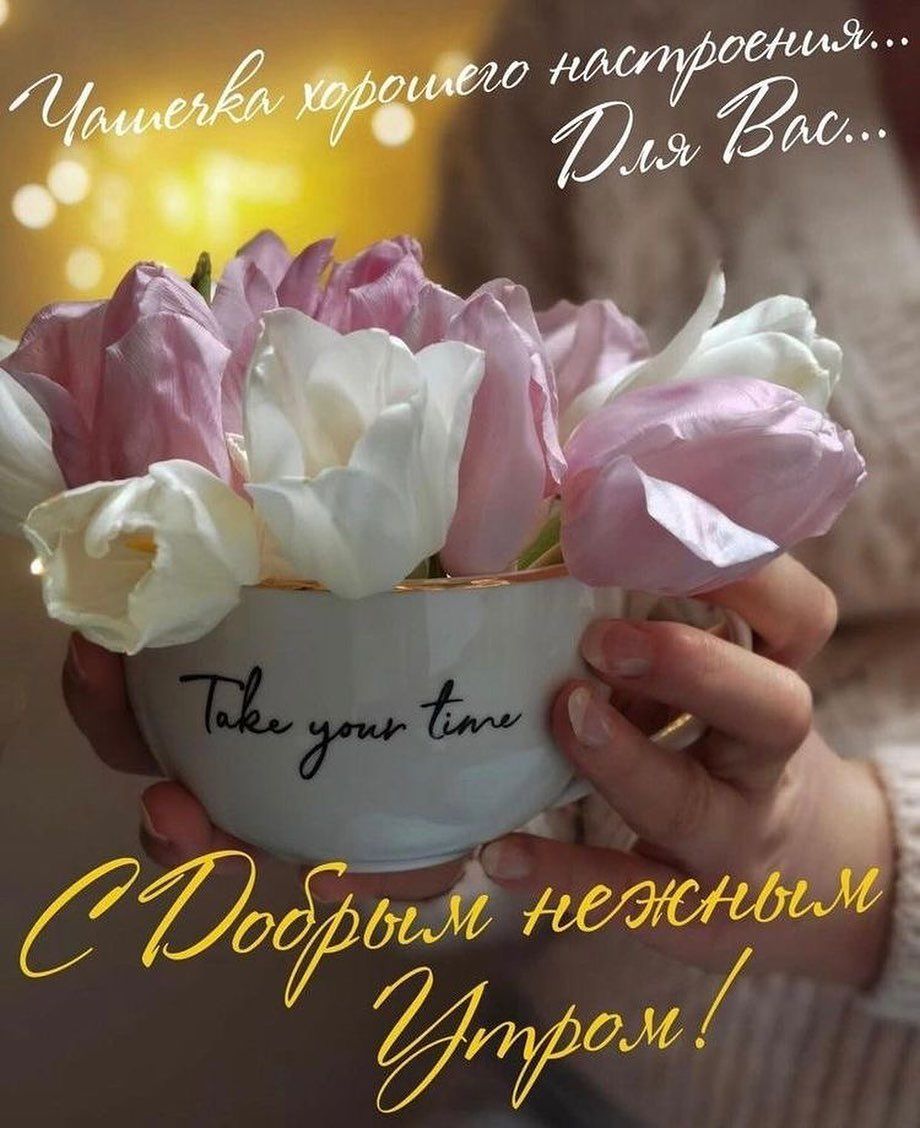 Чашечка хорошего настроения... Для Вас... С Добрым нежным Утром!