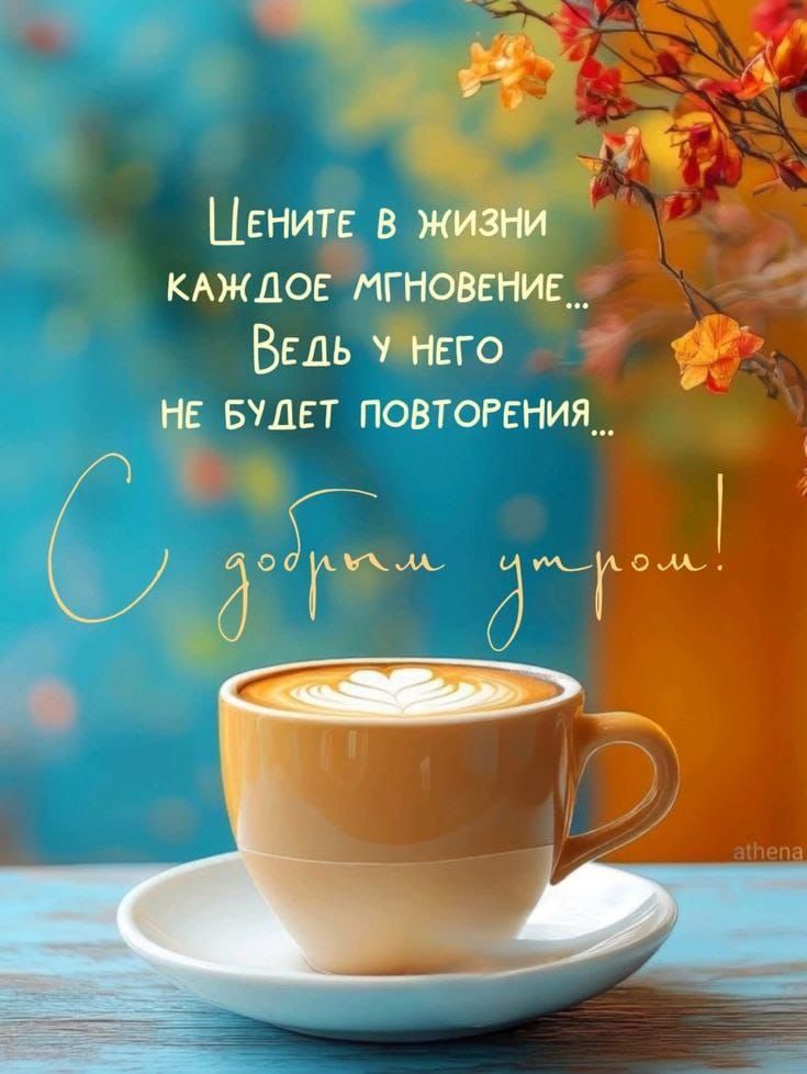Цените в жизни каждое мгновение... Ведь у него не будет повторения... С добрым утром!