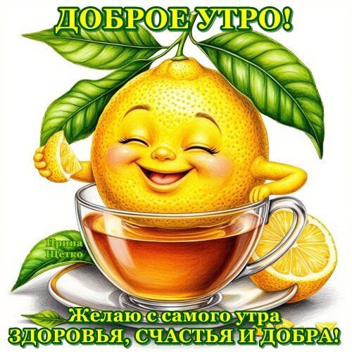 ДОБРОЕ УТРО! Желаю с самого утра ЗДОРОВЬЬЯ, СЧАСТЬЬЯ И ДОБРА!