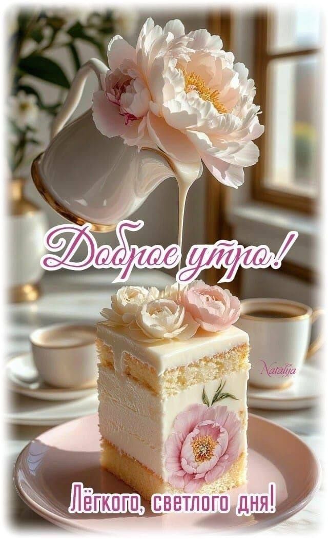 Доброе утро! Легкого, светлого дня!