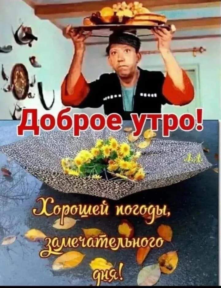 Доброе утро! Хорошей погоды, замечательного дня!