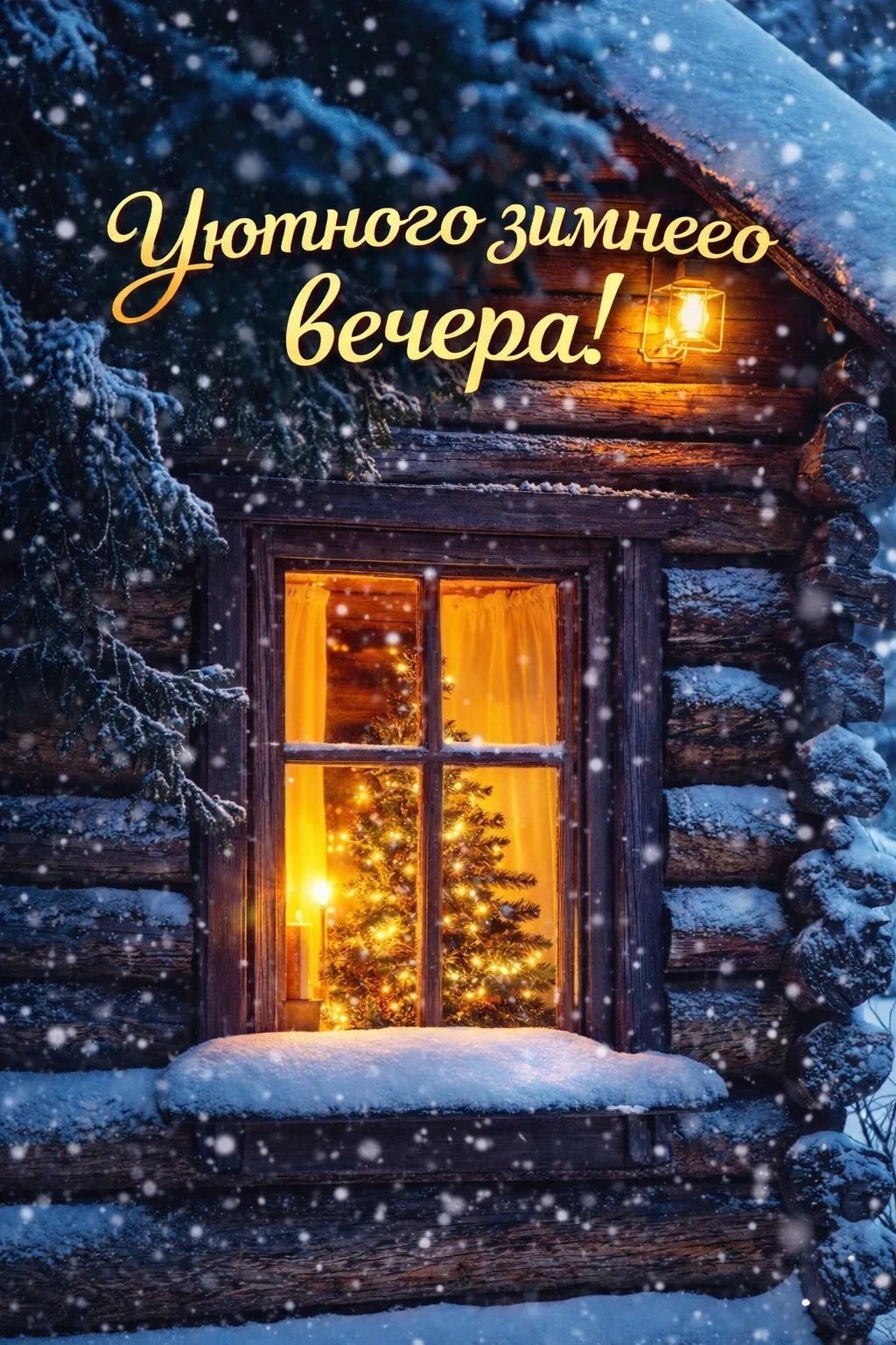Уютного зимнего вечера!