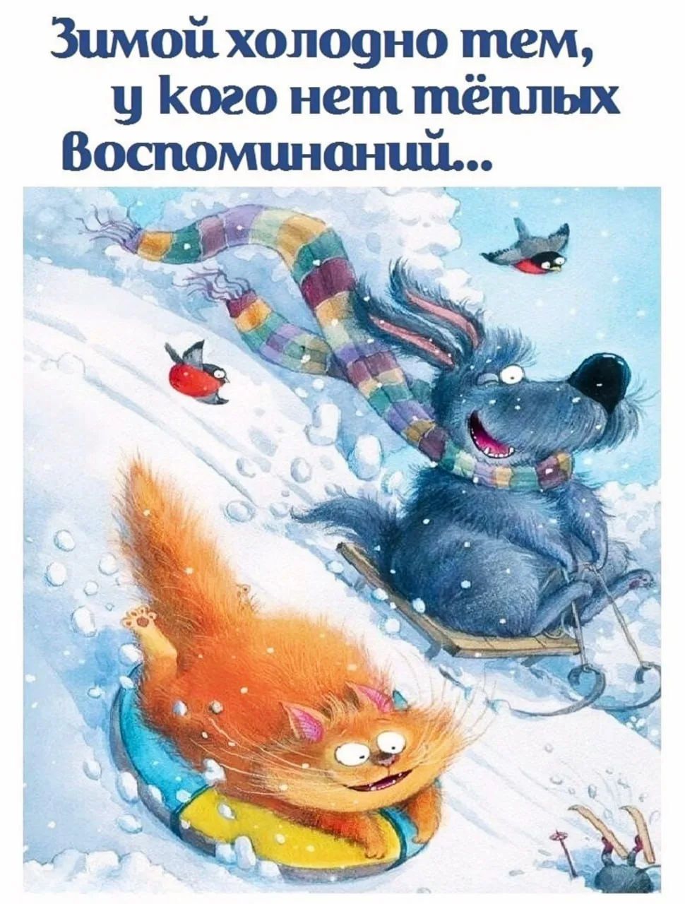 Зимой холодно тем, у кого нет тёплых воспоминаний..