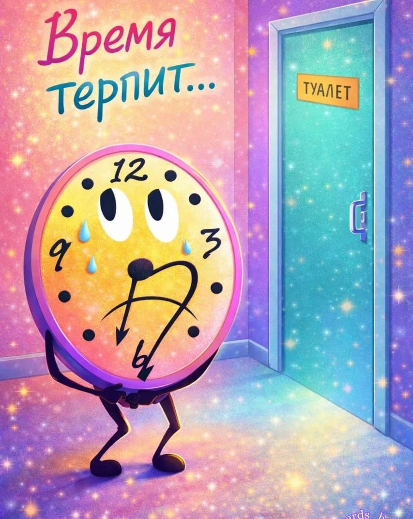 Время терпит...\nТУАЛЕТ