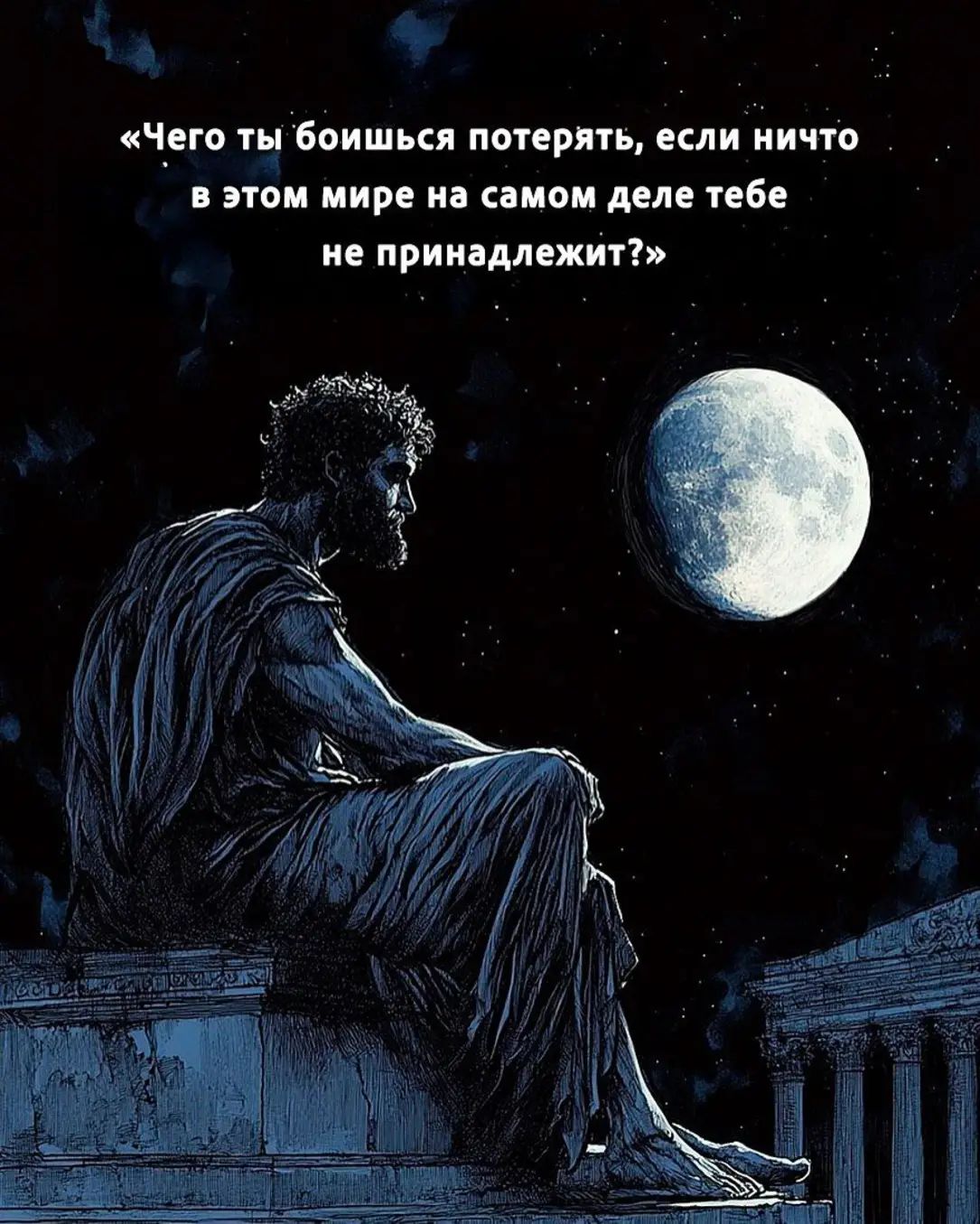 «Чего ты боишься потерять, если ничто в этом мире на самом деле тебе не принадлежит?»