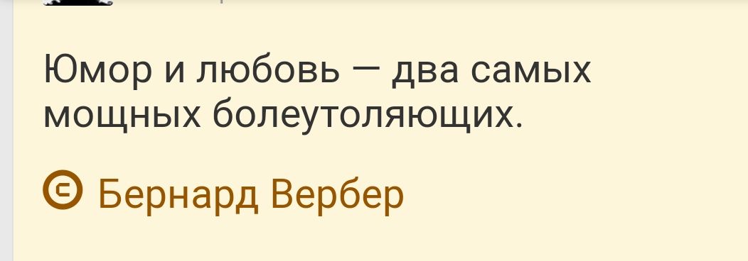 Юмор и любовь два самых мощных болеутоляющих Бернард Вербер