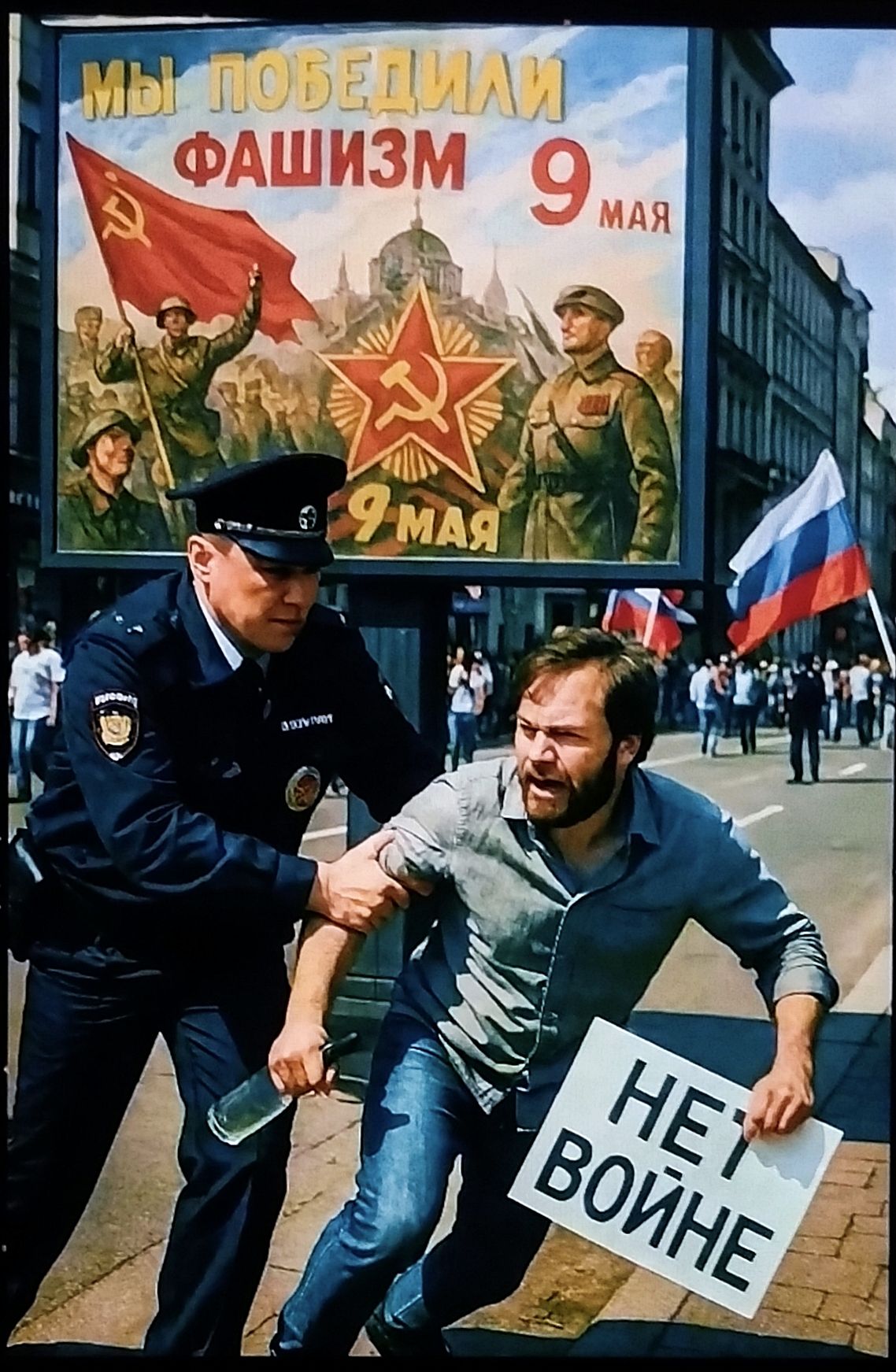 МЫ ПОБЕДИЛИ ФАШИЗМ 9 МАЯ
НЕТ ВОЙНЕ
