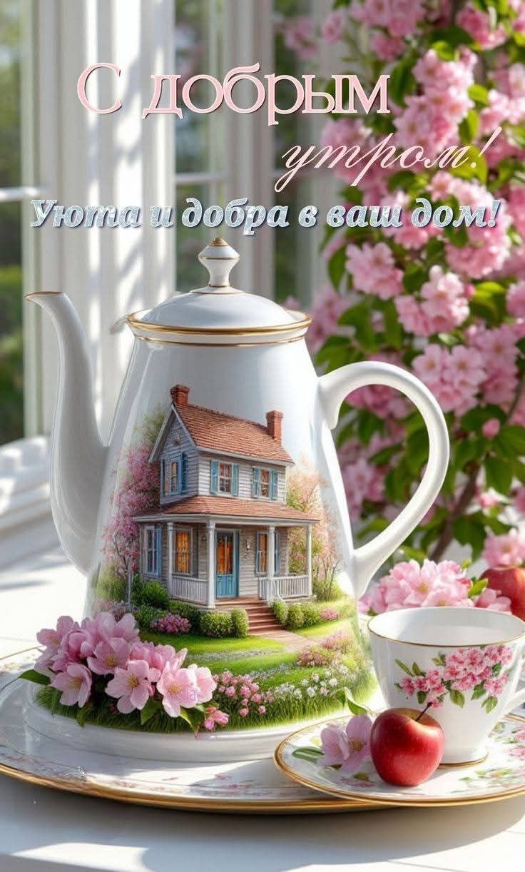 С добрым утром! Уюта и добра в ваш дом!