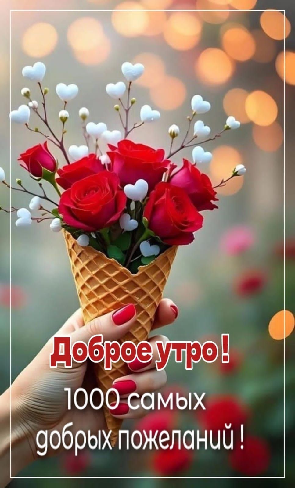 Доброе утро ! 1000 самых добрых пожеланий !