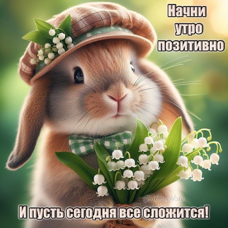 Начни утро позитивно
И пусть сегодня все сложится!