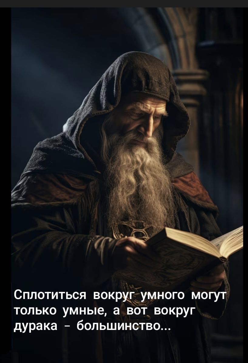 Сплотиться вокруг умного могут только умные, а вот вокруг дурака – большинство...