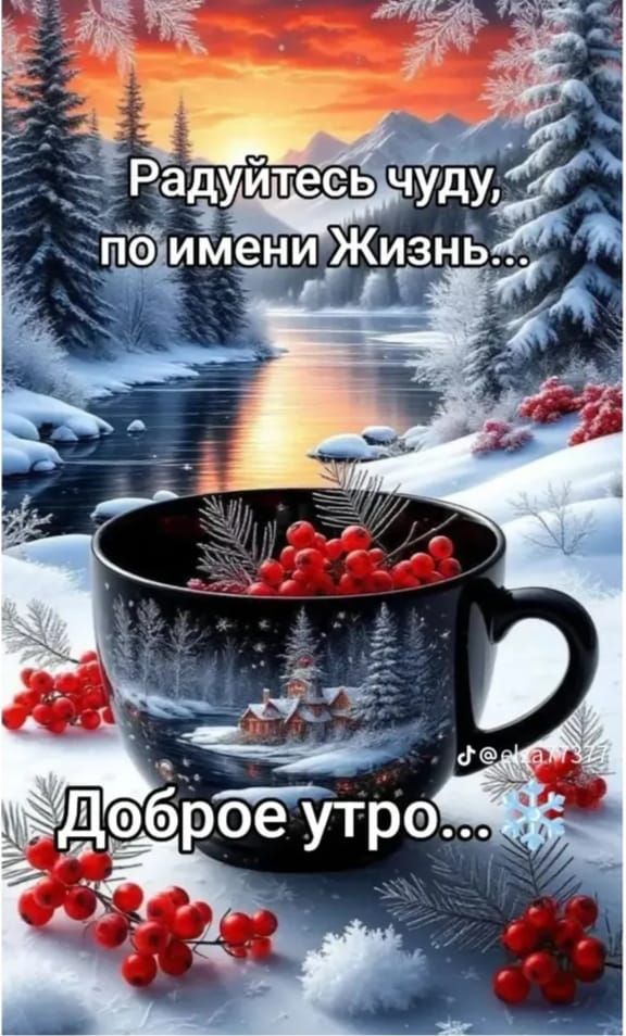 Радуйтесь чуду, по имени Жизнь... Доброе утро...