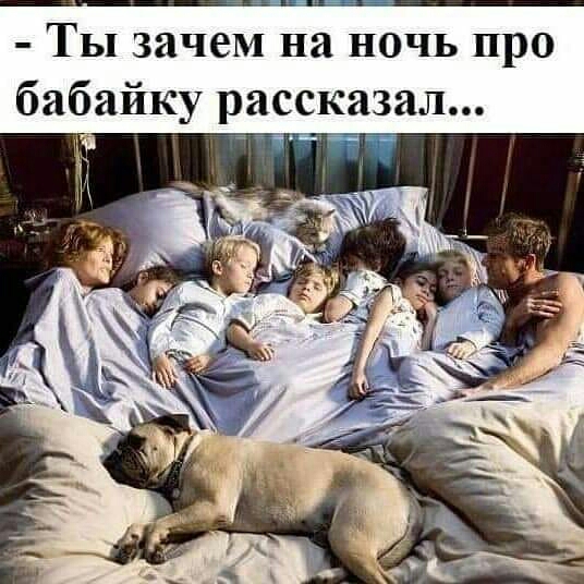 Ты зачем на ночь про бабайку рассказал