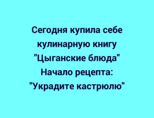 Сегодня купила себе кулинарную книгу Цыганские блюда Начало рецепта Украдите кастрюлю
