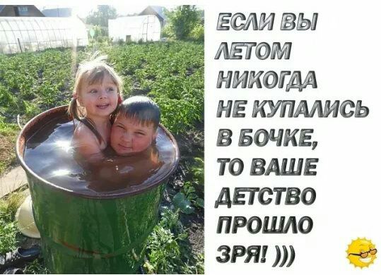 ЕСЛИ ВЫ НЕ УПАИСЬ В БОЧКЕ ЗРЯ