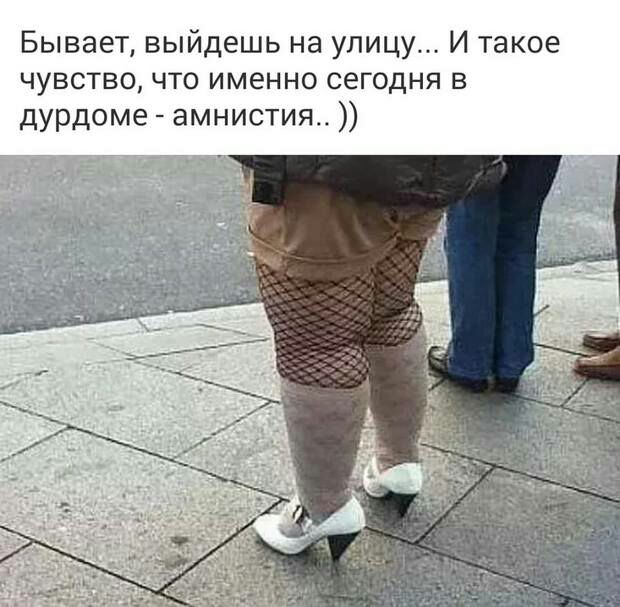 Бывает выйдешь на улицу И такое чувство что именно сегодня в дурдоме амнистия