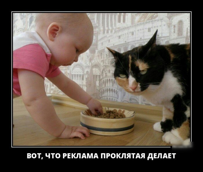ВОТ ЧТО РЕКЛАМА ПРОКЛЯТАЯ дЕЛАЕТ