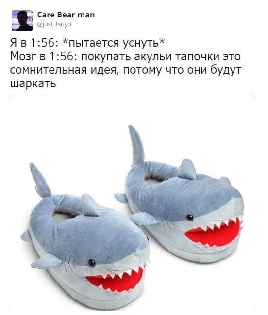 Как и шви шьщт Я в 156 пытается уснуть Мозг в 156 покупать акупьи тапочки это сомнительная идея потому что они будут шаркать