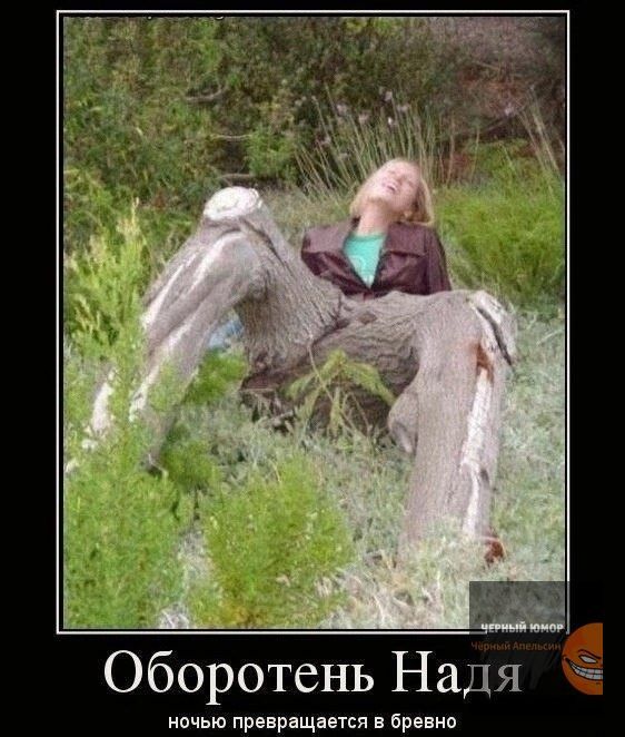 Оборотень Надя ночью превращается и пр