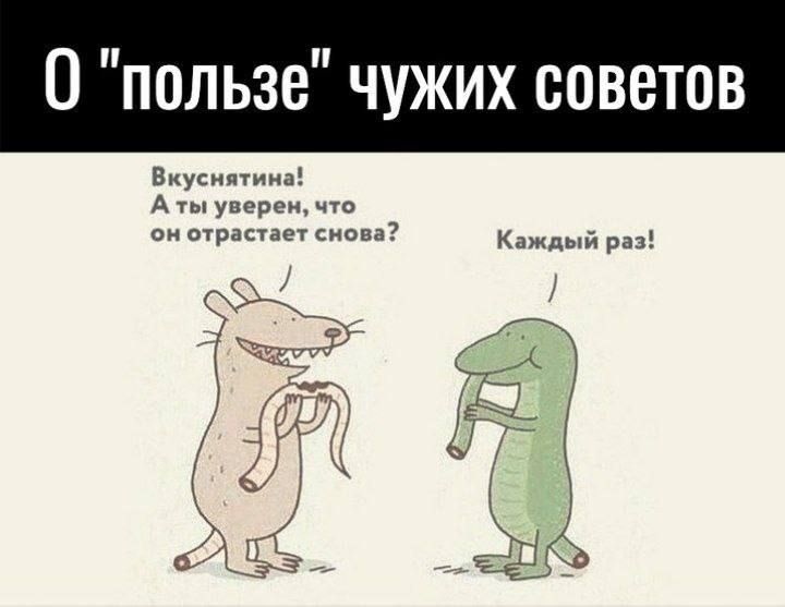 0 пользе чужих советов