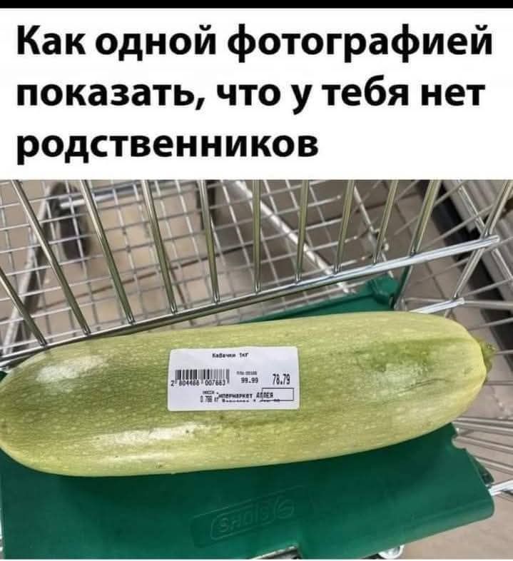 Как одной фотографией показать, что у тебя нет родственников
