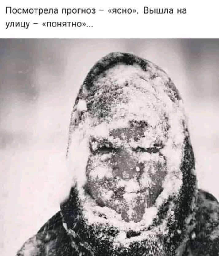 Посмотрела прогноз – «ясно». Вышла на улицу – «понятно»...