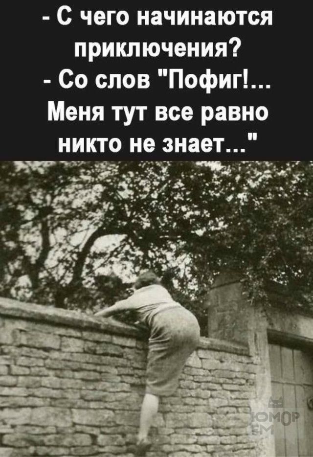 - С чего начинаются приключения? - Со слов 