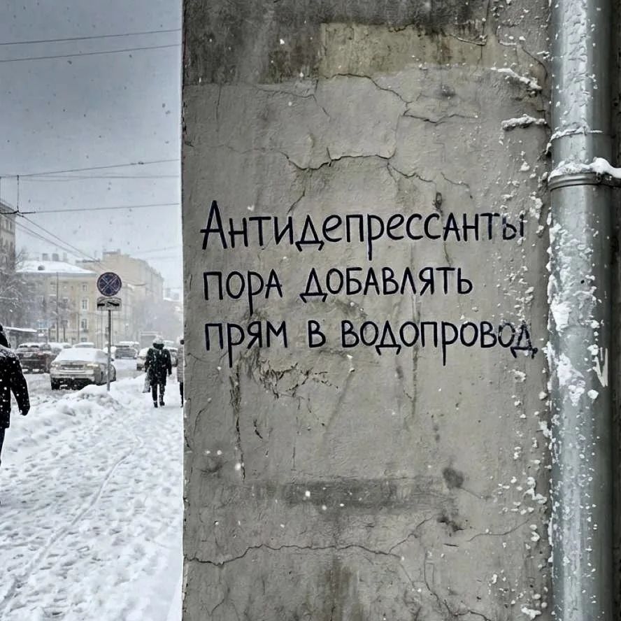 Антидепрессанты пора добавлять прямо в водопровод
