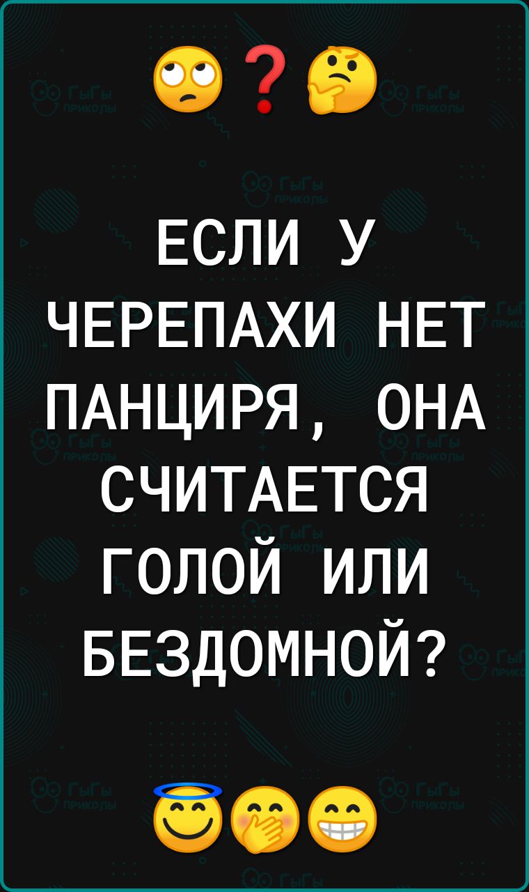 06 ЕСЛИ у ЧЕРЕПАХИ НЕТ ПАНЦИРЯ ОНА СЧИТАЕТСЯ голой или БЕЗДОМНОЙ