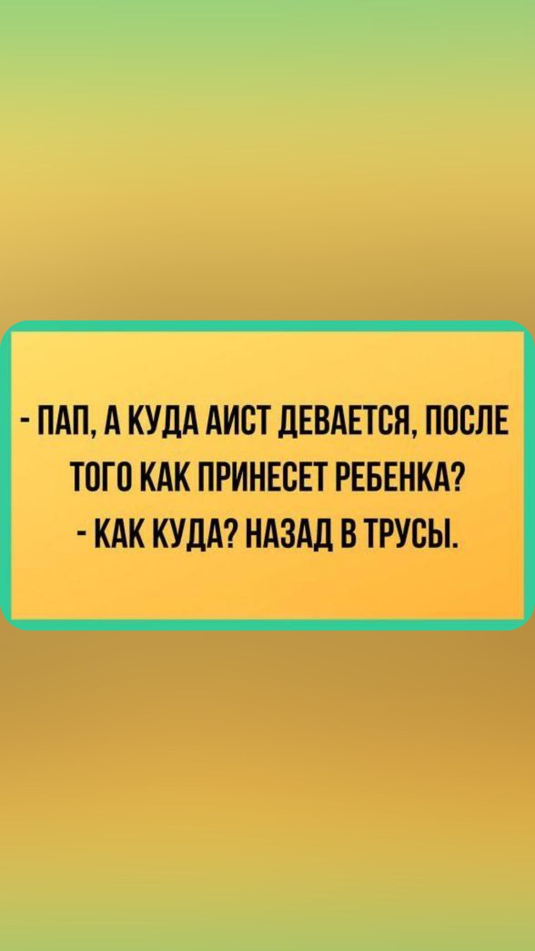 ПАП А КУДА АИСТ ДЕВАЕТБЯ ПОСЛЕ ТОГО КАК ПРИНЕВЕТ РЕБЕНКА КАК КУДА НАЗАД В ТРУБЫ