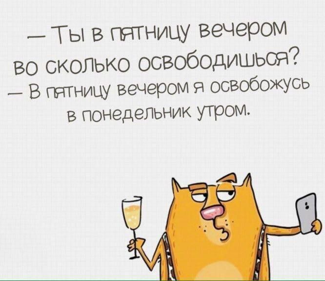 Т ы в пятницу вечером во сколько обзободишьоя В гитницу вечером я освобожусь В понедельник УТРОМ