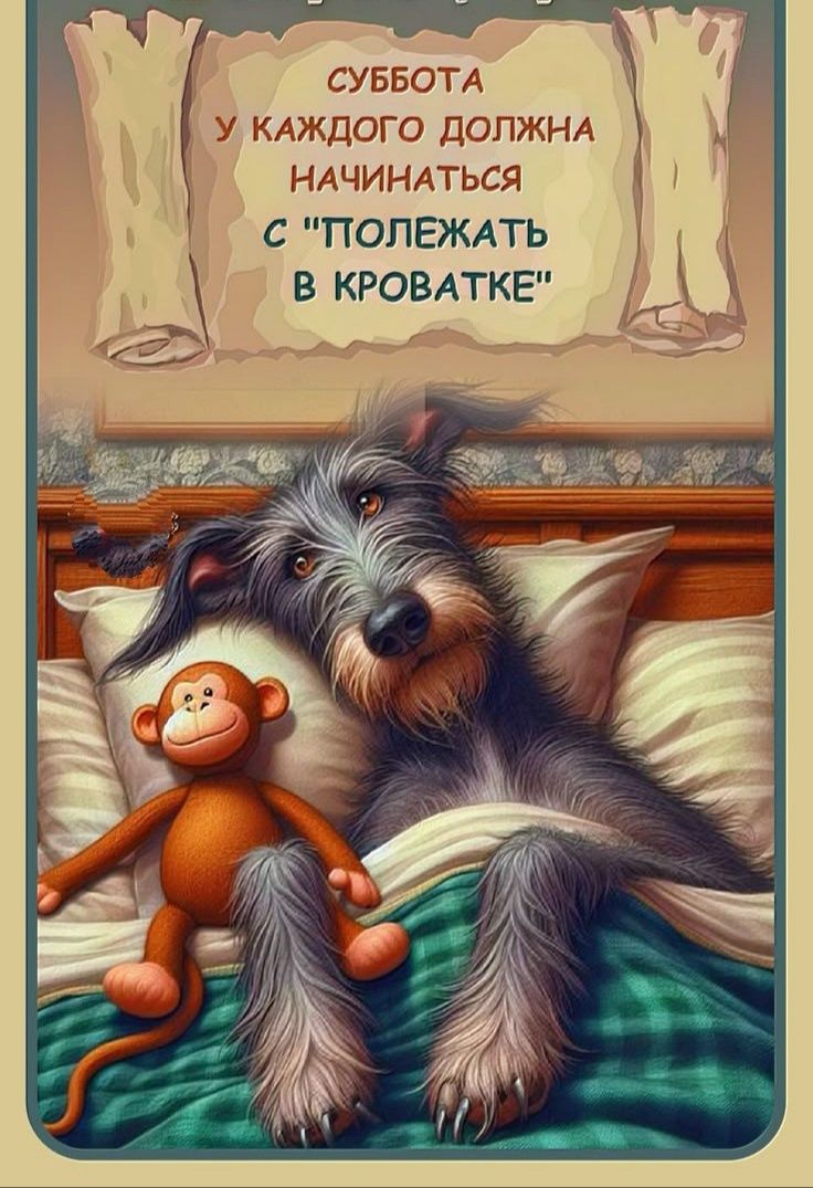 СУББОТА У КАЖДОГО ДОЛЖНА НАЧИНАТЬСЯ С 