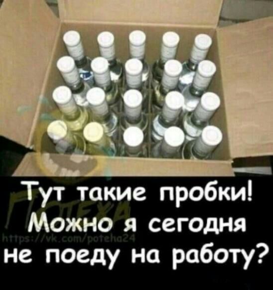 Тут такие пробки Можно я сегодня не поеду на работу