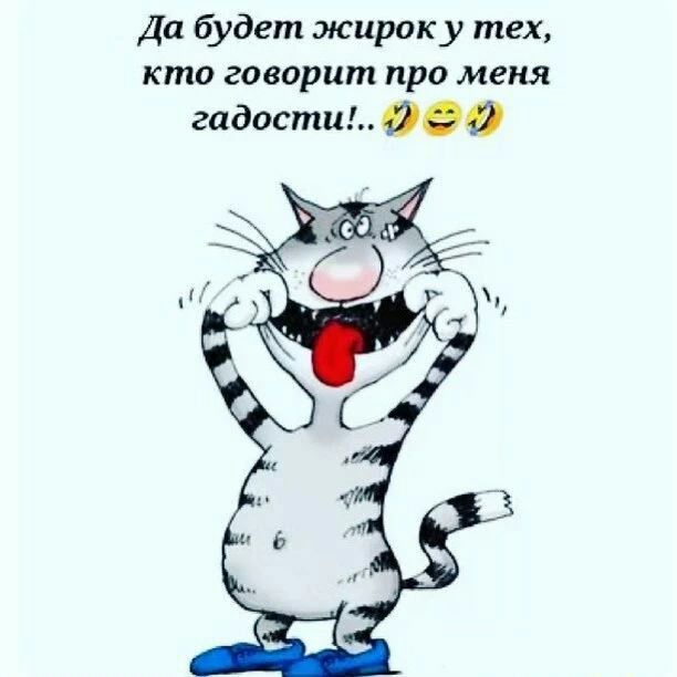 Да будет жираку тех кто говорит про меня гадости О