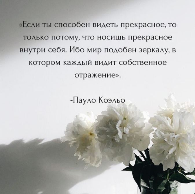 н видеть прекрасное то потому что носишь прекрасное Ьнугри себя Ибо мир подобен верхау в котором каждый вит собсгвенное отражение Лаую КозАьо